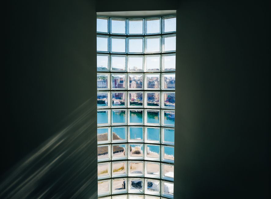 Sunlight shining through an energy efficient glass window